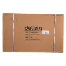 Доска стеклянная Deli 8735B стеклянная белый 60x90см стекло магнитный 4 магнита/2 маркера/стиратель