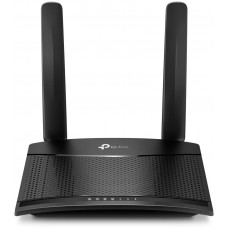 Роутер беспроводной TP-Link TL-MR100 N300 10/100BASE-TX/4G cat.4 черный