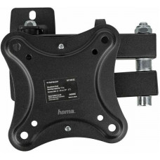 Кронштейн для телевизора Hama Fullmotion черный 10"-27" макс.15кг настенный