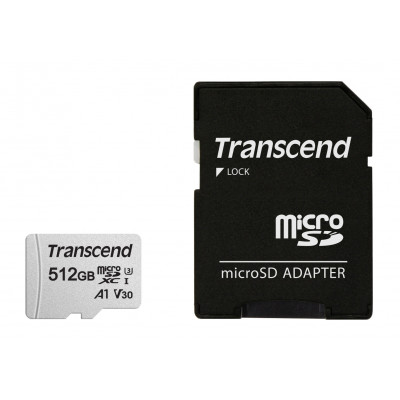 Флеш карта microSDXC 512GB Transcend TS512GUSD300S-A 300S + adapter