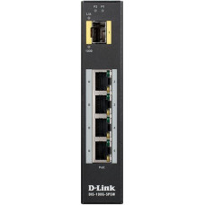 Коммутатор D-Link DIS-100G-5PSW/A1A 4x1Гбит/с 1SFP 4PoE+ 120W неуправляемый
