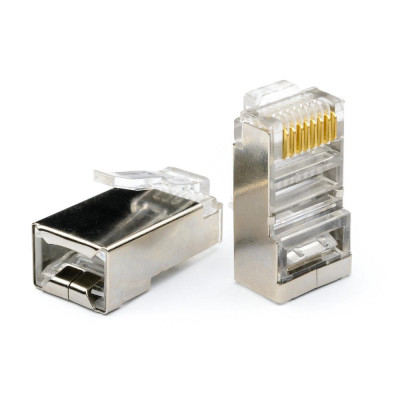 Коннектор RJ-45 CAT5e (8P8C) экранированный