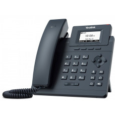 Телефон IP Yealink SIP-T30P с блоком питания черный (SIP-T30P)
