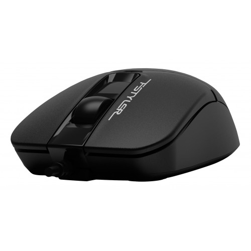 Мышь A4Tech Fstyler FM12 черный оптическая 1200dpi USB 3but (FM12 BLACK)