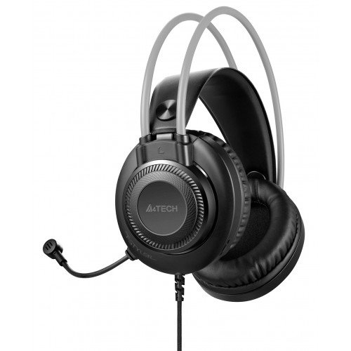 Наушники с микрофоном A4Tech Fstyler FH200i серый 1.8м накладные оголовье (FH200I GREY)