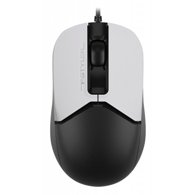 Мышь A4Tech Fstyler FM12S Panda белый/черный оптическая 1200dpi silent USB 3but