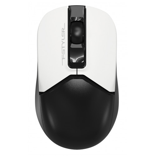 Мышь A4Tech Fstyler FG12 Panda белый/черный оптическая 1200dpi беспров. USB 3but