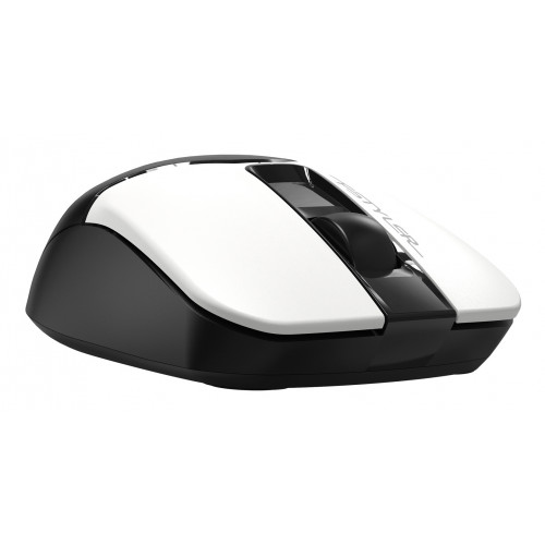 Мышь A4Tech Fstyler FG12S Panda белый/черный оптическая 1200dpi silent беспров. USB 3but