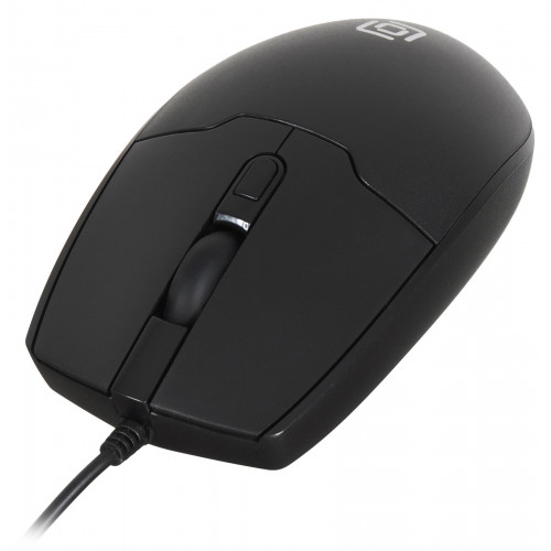 Мышь Оклик 147M черный оптическая 2000dpi USB 4but (1454525)