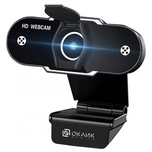 Камера Web Оклик OK-C012HD черный 1Mpix (1280x720) USB2.0 с микрофоном