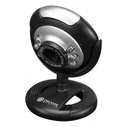 Камера Web Оклик OK-C8825 черный 0.3Mpix (640x480) USB2.0 с микрофоном