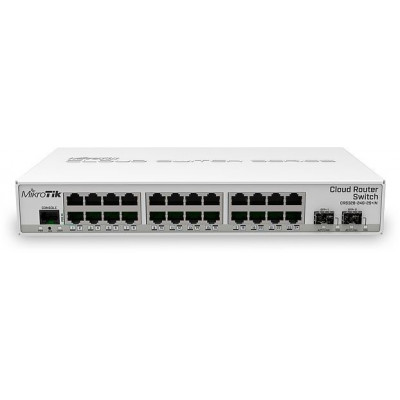 Коммутатор MikroTik CRS326-24G-2S+IN (L2) 24x1Гбит/с 2SFP+ управляемый