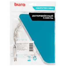 Кабель Buro USB-A-B-1.5C USB A(m) USB B(m) 1.5м