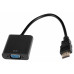 Переходник Buro HDMI-M-VGA-F HDMI (m) VGA (f) 0.1м