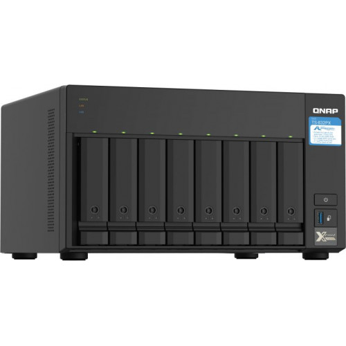 Сетевое хранилище NAS Qnap TS-832PX-4G 8-bay настольный Cortex-A57 AL-324