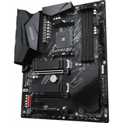 Материнская плата Gigabyte B550 AORUS ELITE AX V2 Soc-AM4 AMD B550 4xDDR4 ATX AC`97 8ch(7.1) 2.5Gg RAID+HDMI+DP