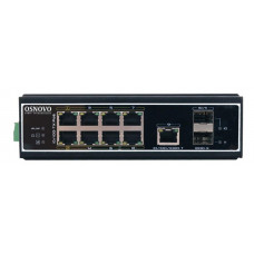 Коммутатор Osnovo SW-60812/I 8x100Мбит/с 1x1Гбит/с 2SFP 6PoE++ 300W