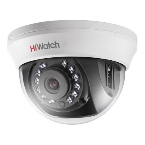Камера видеонаблюдения аналоговая HiWatch DS-T201(B) (3.6 mm) 3.6-3.6мм HD-CVI HD-TVI цветная корп.:белый