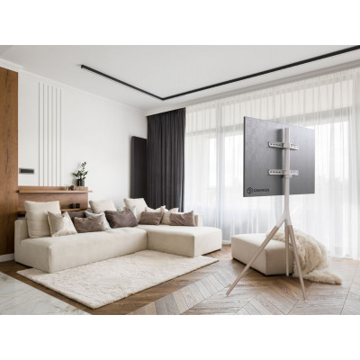 Подставка для телевизора Onkron TS1220 белый 32"-65" макс.35кг напольный