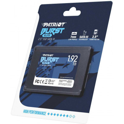 Накопитель SSD Patriot SATA-III 1.92TB PBE192TS25SSDR Burst Elite 2.5"