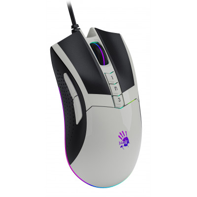 Мышь A4Tech Bloody W90 Max белый/черный оптическая 10000dpi USB 10but (W90 MAX PANDA)
