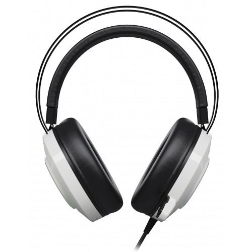 Наушники с микрофоном A4Tech Bloody G521 белый/черный 2.3м мониторные USB оголовье (G521 (WHITE))