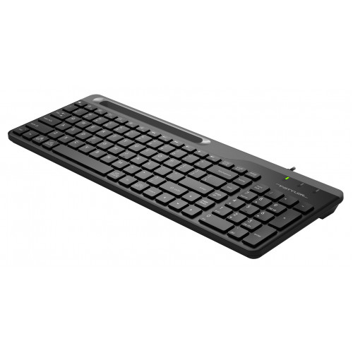 Клавиатура A4Tech Fstyler FK25 черный/серый USB slim