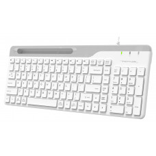 Клавиатура A4Tech Fstyler FK25 белый/серый USB slim