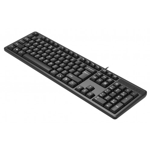 Клавиатура A4Tech KK-3 черный USB (KK-3 USB (BLACK)) кабель 1.5м