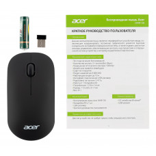 Мышь Acer OMR130 черный оптическая 1200dpi беспров. USB 3but (ZL.MCEEE.00F)