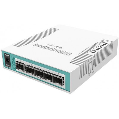 Коммутатор MikroTik CRS106-1C-5S (L2) 1xКомбо(1000BASE-T/SFP) 5SFP управляемый Коммутатор MikroTik CRS106-1C-5S (L2) 1xКомбо(1000BASE-T/SFP) 5SFP управляемый