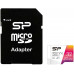 Флеш карта microSDHC 32GB Silicon Power SP032GBSTHBV1V20SP Elite + adapter Флеш карта microSDHC 32GB Silicon Power SP032GBSTHBV1V20SP Elite + adapter