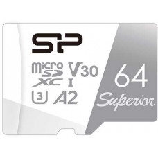 Флеш карта microSDXC 64GB Silicon Power SP064GBSTXDA2V20SP Superior + adapter