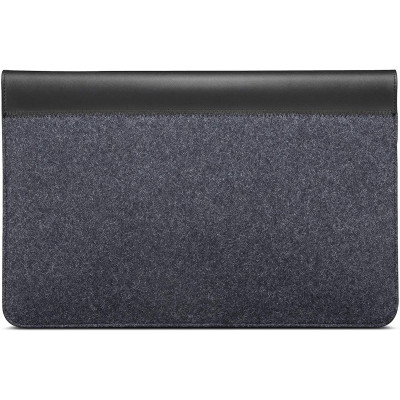 Чехол для ноутбука 15" Lenovo Sleeve черный ткань/кожа (GX40X02934)