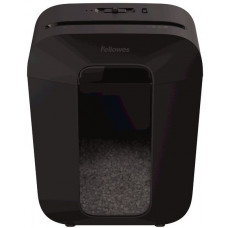 Шредер Fellowes PowerShred LX41 черный (секр.P-4) фрагменты 8лист. 17лтр. скрепки скобы пл.карты