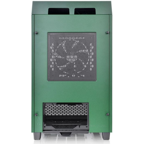 Корпус Thermaltake The Tower 100 Racing зеленый без БП miniITX 1x120mm 3x140mm 2xUSB3.0 audio bott PSU