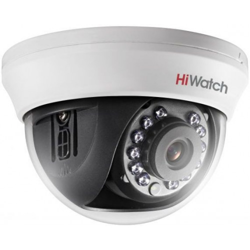 Камера видеонаблюдения аналоговая HiWatch DS-T591(C) (2.8 mm) 2.8-2.8мм HD-CVI HD-TVI цветная корп.:белый