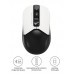 Мышь A4Tech Fstyler FB12 белый/черный оптическая 1200dpi беспров. BT/Radio USB 3but (FB12 PANDA)