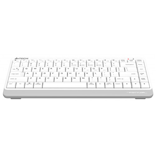 Клавиатура A4Tech FBK11 белый/серый USB беспроводная BT/Radio slim (FBK11 WHITE)