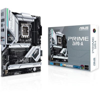 Материнская плата Asus PRIME Z690-A Soc-1700 Intel Z690 4xDDR5 ATX AC`97 8ch(7.1) 2.5Gg RAID+HDMI+DP