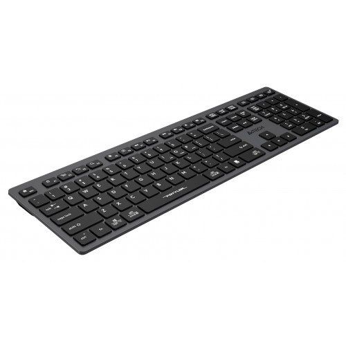 Клавиатура A4Tech Fstyler FBX50C черный USB беспроводная BT/Radio slim Multimedia (FBX50C GREY)