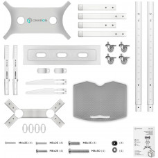 Стойка для телевизора Onkron TS1351 белый 32"-65" макс.50кг напольный мобильный