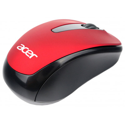 Мышь Acer OMR136 красный оптическая 1000dpi беспров. USB для ноутбука 3but (ZL.MCEEE.01J)