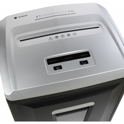 Шредер Heleos УП21-7 черный/серебристый (секр.P-7) фрагменты 6лист. 23лтр. пл.карты CD