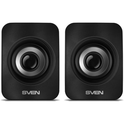 Колонки Sven 130 2.0 черный 6Вт портативные