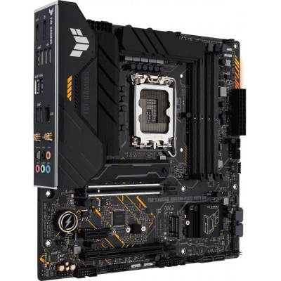 Материнская плата Asus TUF GAMING B660M-PLUS WIFI D4 Soc-1700 Intel B660 4xDDR4 mATX AC`97 8ch(7.1) 2.5Gg RAID+HDMI+DP