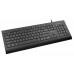 Клавиатура Оклик 155M черный USB slim (подставка для запястий) (1678057)