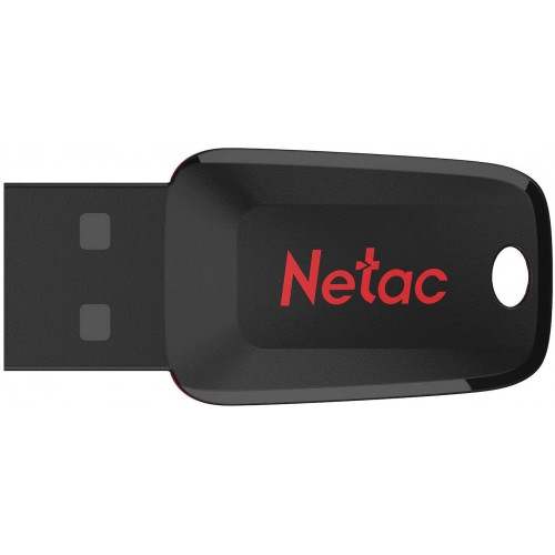 Флеш Диск Netac 32Gb U197 NT03U197N-032G-20BK USB2.0 черный/красный