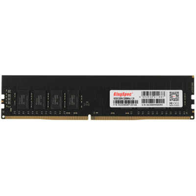 Память DDR4 16GB 3200MHz Kingspec KS3200D4P12016G RTL PC4-25600 CL18 DIMM 288-pin 1.2В single rank Ret
