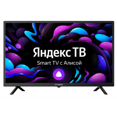 Телевизор LED Hyundai 32" H-LED32BS5003 Яндекс.ТВ Frameless черный HD 60Hz DVB-T DVB-T2 DVB-C DVB-S DVB-S2 USB WiFi Smart TV